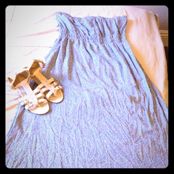 🚫SOLD!!!🚫Maxi tube dress, hi-low