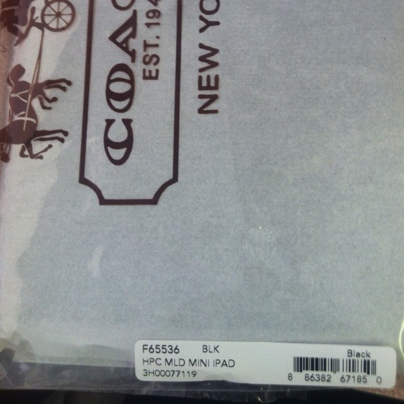 Authentic Coach iPad Mini Molded Case - Picture 3 of 4