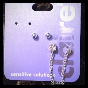 Claire's connecting earring set!