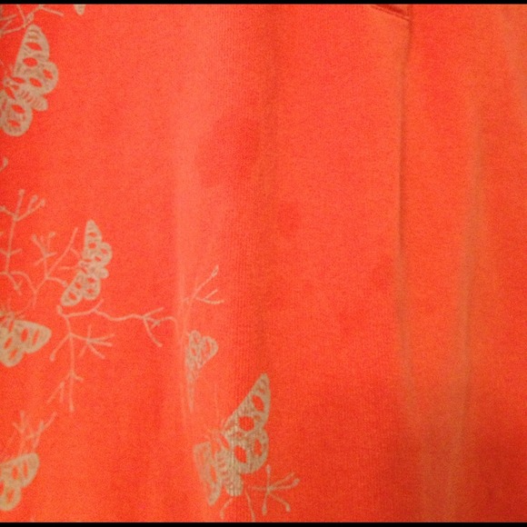 Free people tunic beautiful sweater w/ butterflies - Picture 2 of 4