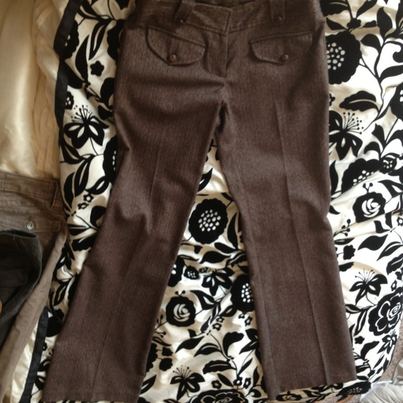 Brown dress pants size 1 fit like a size 0