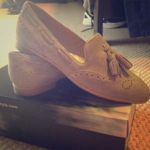 Brand new! Tan suede Dolce vita loafers!