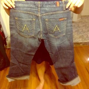 7jeans Capri w/Swarovski crystals