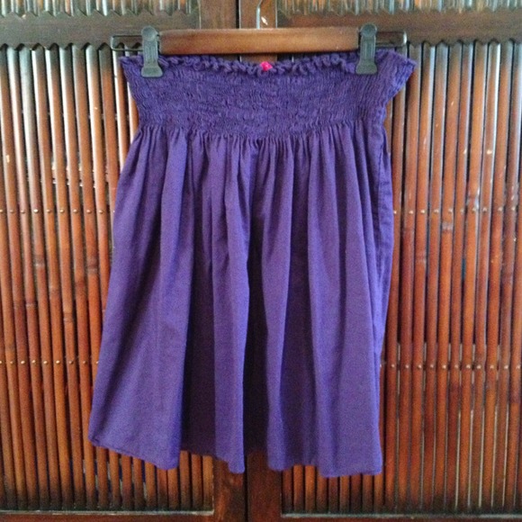 TRADED Velvet brand  purple skirt