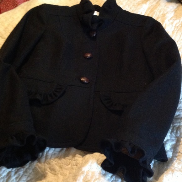 Jcrew black wool blazer