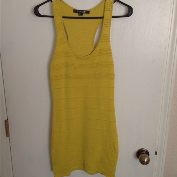 Forever 21 green knitted body con