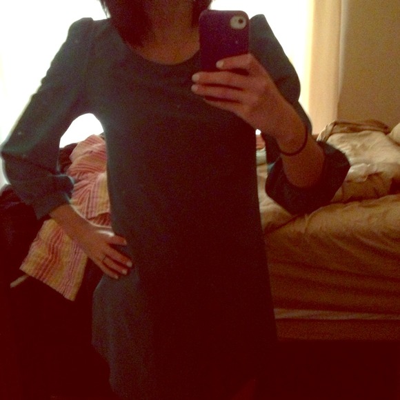 teal shift dress !