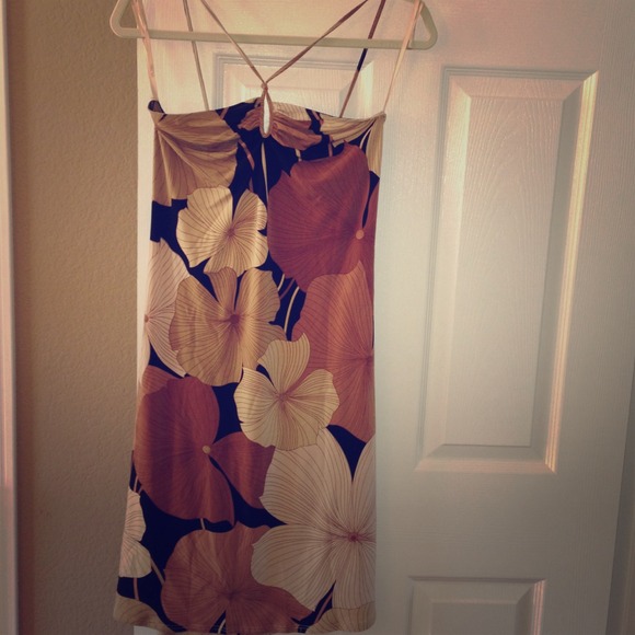 BCBG dress, beautiful cross straps.