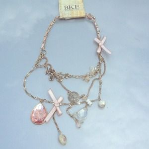 Buckle gold, 3 tier necklace