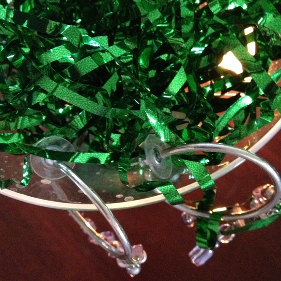 Beautiful purple stone earrings💜💜 - Picture 2 of 3