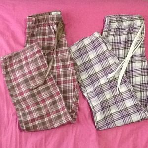Plaid pajama pants