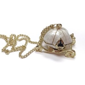 Cinderella Carriage Locket (magnetized) Necklace