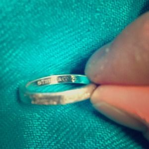 Tiffany & Co. silver band.