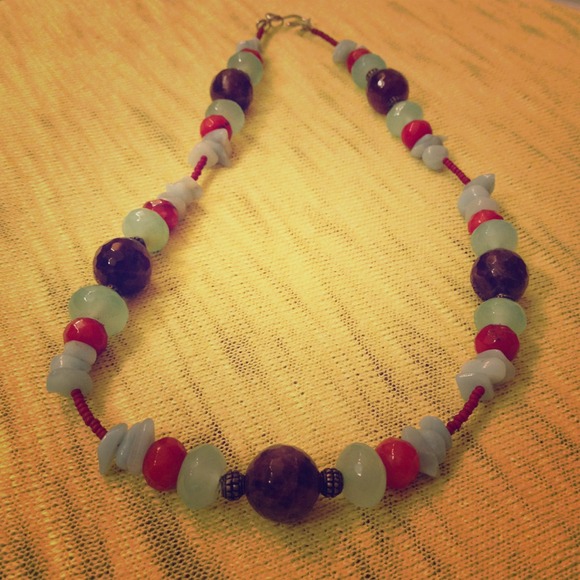 Handmade beaded necklace