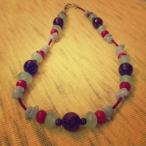 Handmade beaded necklace