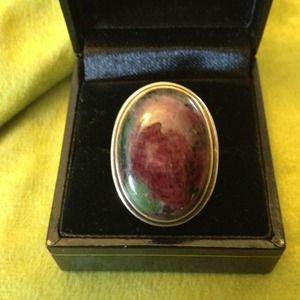 Sterling gemstone ring