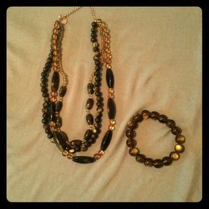 Set of Forest Green jewelry