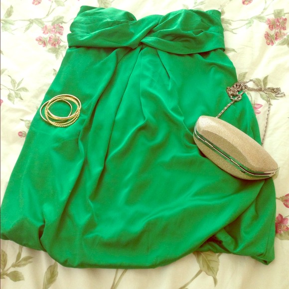 Kelly green dress