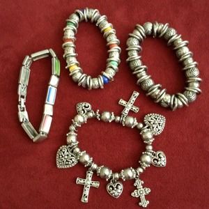 Set of four bracelets