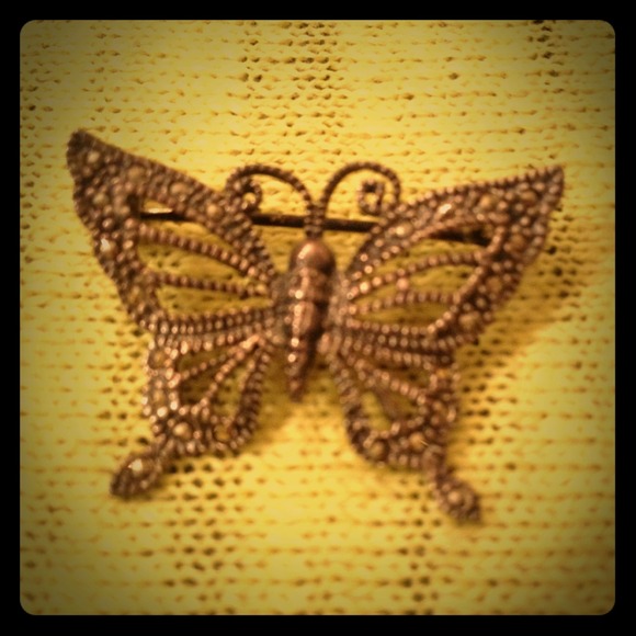 Vintage butterfly pin