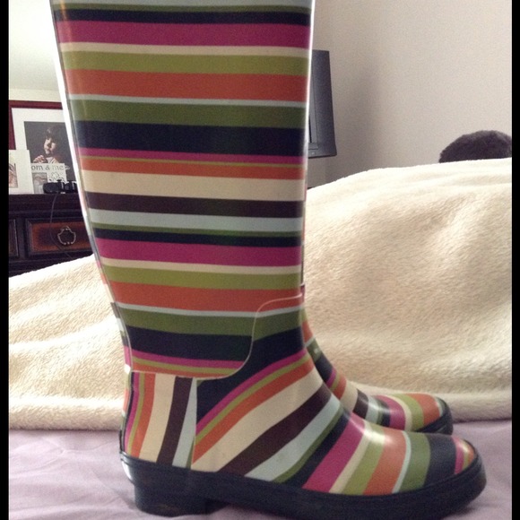 Coach rain boots size 5B