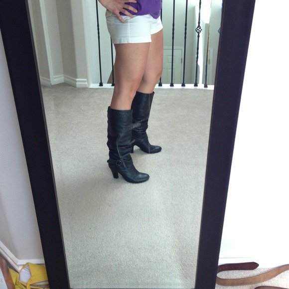 Steve Madden black boots - Picture 1 of 4