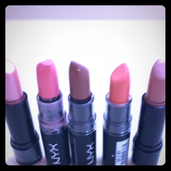 NYX lipsticks almost all brand, comparable to Mac