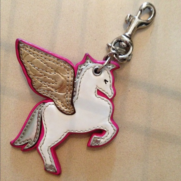 Coach Pegasus keychain HTF Rare