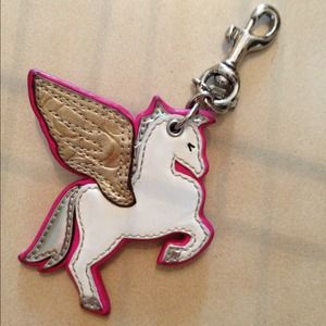 Coach Pegasus keychain HTF Rare