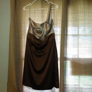 One shoulder dress