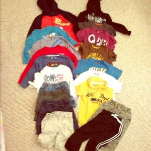 Bundle of 19 2T-3T Clothes for Boys