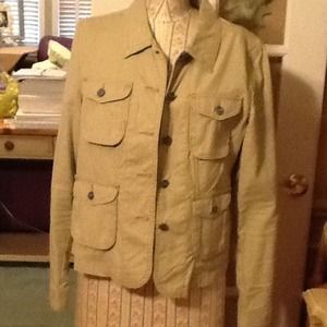 Camel safari type jacket Reduced