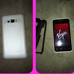 £> HOLD£>Virgin mobile Optimus elite