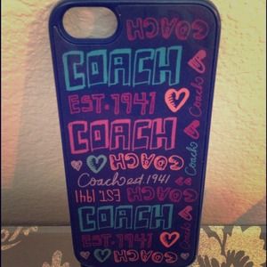 iPhone 5 coach case