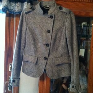 Gap tweed military jacket