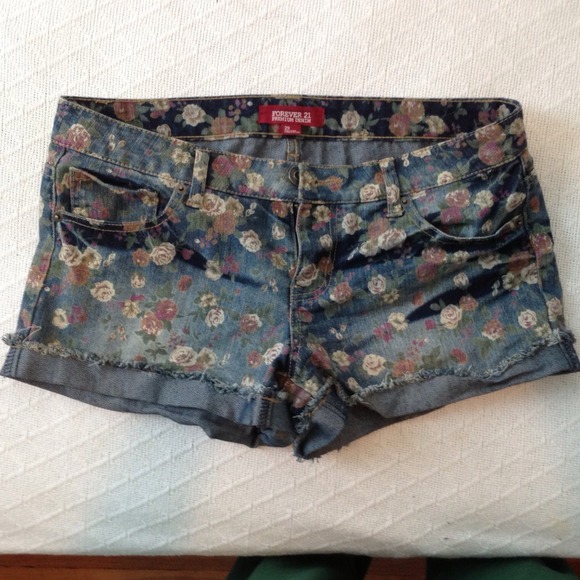 Floral Print forever 21 Shorts