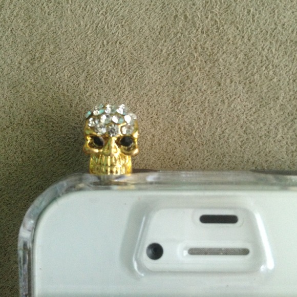 🛑SOLD🛑 Crystal skull dust plug - Picture 2 of 3