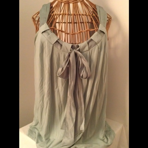 Nanette Lepore Tops - Nanette Lepore Mint Green Size Large Soft Tank Top