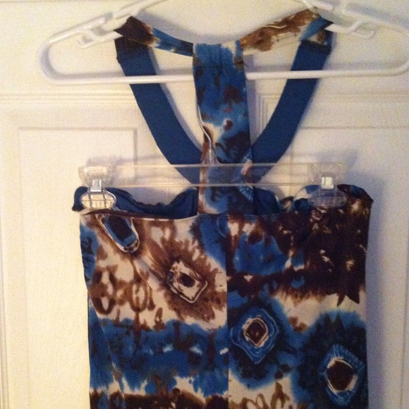 Blue Sequin Racerback Top - Picture 4 of 4