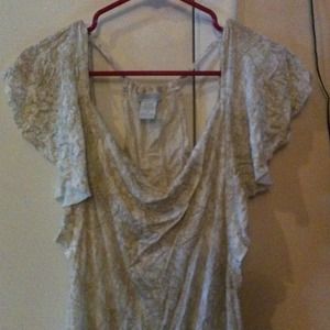 ✨REDUCED✨Fancy Charlotte Russe cut out top.