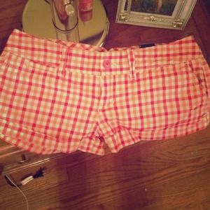 Plaid shorts