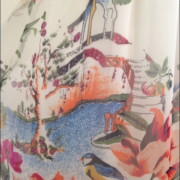 🌺🌷🌸 Floral chiffon dress - Picture 3 of 4