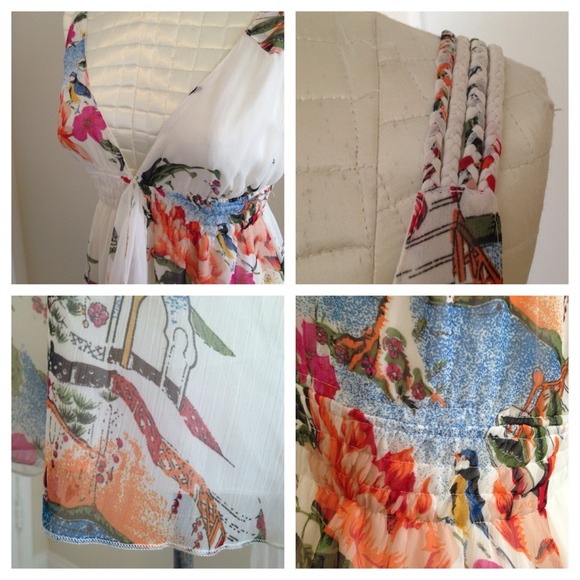 🌺🌷🌸 Floral chiffon dress - Picture 4 of 4