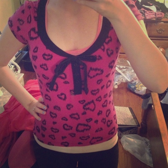 Heart pattern shirt