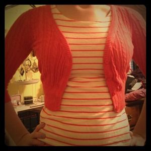 Sweater crop cardigan