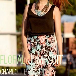 SOLD Floral Jumpsuit Charlotte Russe