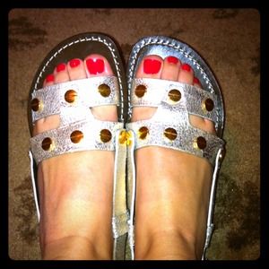 Tory Burch Gold Sandals