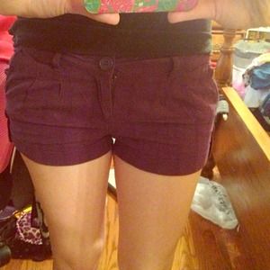 Purple shorts