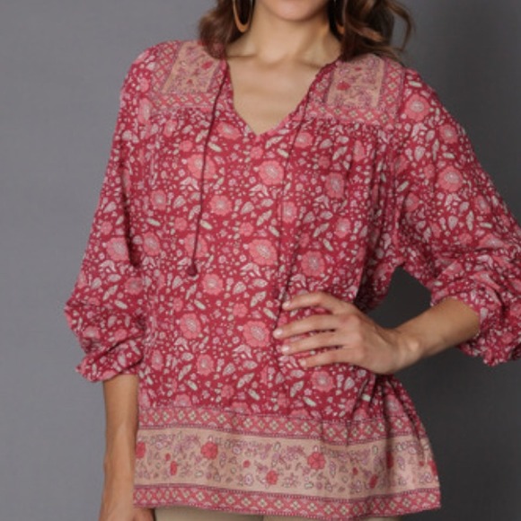 Winter Kate Mulberry Tunic size large