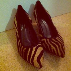 Donald J Pliner Couture zebra heels